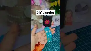make my old bangles new || first voice over video || vanshika craft zone💗 || #diy #handmade #bangles