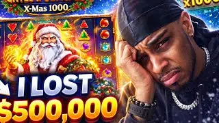 $500,000 MAX BET Lightning Bonus Buys on Gates of Olympus Xmas 1000
