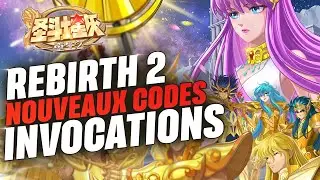 Saint Seiya Rebirth 2 (Eternity) - NOUVEAUX CODES & Invocations