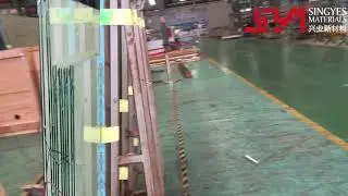 Power-on aging test of fireproof Smart Glass before shipment. -For Hospital Clinic Project