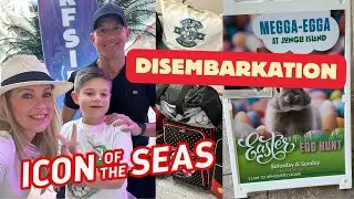 Disembarking ICON OF THE SEAS: Best Place to Eat Breakfast & Jungle Island Miami