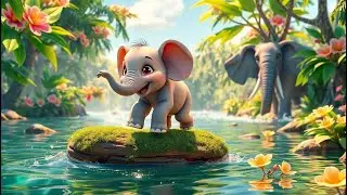Ellie the Hopping Elephant 🐘✨ | Heartwarming Baby Elephant Adventure for Kids