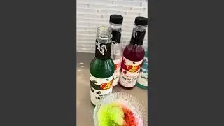 Jelly Belly Snow Cone Syrup 4 Variety Pack Review #snowcones #summer #drinks #drink #jellybelly 