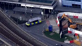 Police examine 3 explosive devices in London
