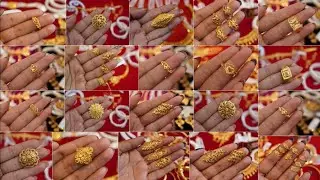 2026 gold earring latest beautiful wedding engagement gold ring design