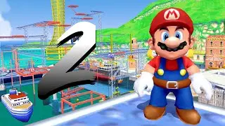 LIKE A WIPEOUT OBSTACLE COURSE - Super Mario Sunshine PT. 2