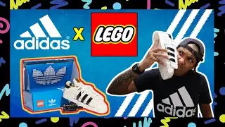 Lego 10282 Adidas Original Superstar Shoe Unboxing, and Time-lapse Speed Build!!