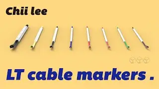 Chii Lee LT cable markers (n type cable markers) introduction animation - version 2