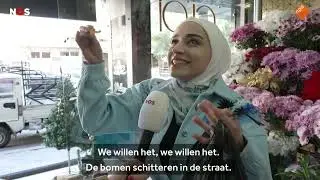 De beste wensen van twee dames in Damascus