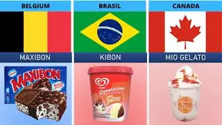 Ice Cream Brands From Different Countries Comparison