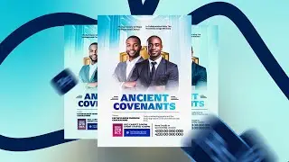 Church Flyer Design in Photoshop ✝️ | Ancient Covenants
