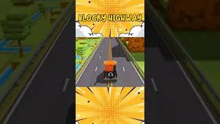 Crash time - Blocky Highway #shorts #blockyhighway #crash #carsimulator #mobilegaming