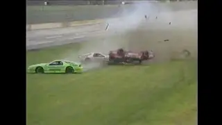 1991 DORSEY SCHROEDER IROC FLIP! RECORDED LIVE ON TV! REPLAYS & INTERVIEW