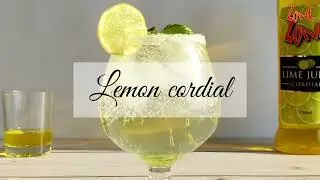 Drink made from Lemon cordial at home | Summer drinks | Zone Syrups