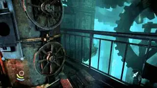 Thief 4 - Chap 6 A Man Apart: Generator Resonance Primal Stone Puzzle Turn Wheels Crack Glass PS4