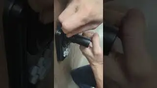 teeho te004 how to remove the handle cover to access the key cylinder
