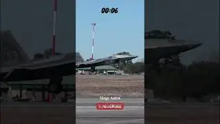 F-22 Raptor Landing ✈️ Pure Precision
