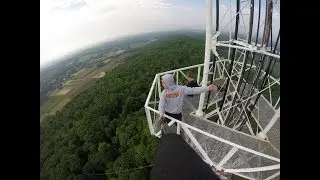 (Urban Climbing) Huge Radio Tower Climb