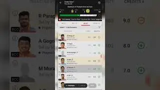 dream11 team  GPL NBC vs BCC