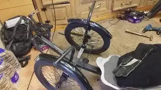 New design recumbent tadpole trike