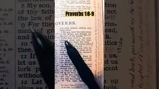 Proverbs 1:8-9 #wisdom #proverbs #bible #fyp