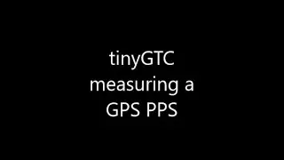 tinyGTC измеряет выходные данные GPS PPS