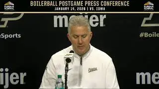 BoilerBall Postgame Press Conference | vs. Iowa