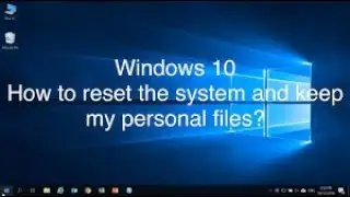 How to Reset Factor Setting in your PC ll Tech Website
