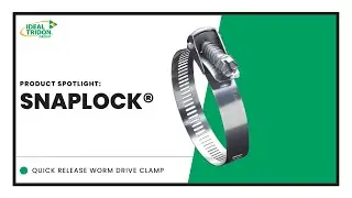 Snaplock&reg; Quick-Release Clamp |  Ideal Tridon Product Spotlight | For Closed-System Applications