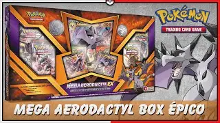 Pokémon TCG: UNBOX MEGA AERODACTYL EX BOX ÉPICA E RARA