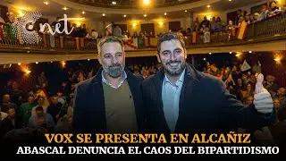 VOX se presenta en ALCA&Ntilde;IZ con la presencia de SANTIAGO ABASCAL