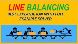 Assembly Line Balancing|Solved Example|Operations Management
