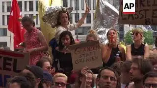 Nationalist party rallies in Germany; thousands join counter protests