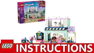 How to build LEGO Friends 42662 - Hair Salon and Accessories Store (Step-by-Step Tutorial)