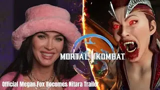 Mortal Kombat 1-Official Megan Fox Becomes Nitara Trailer(2023)