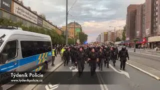 POCHOD FANOUŠKŮ PRAŽSKÉ SLAVIE NA VRŠOVICKÉ DERBY DO ĎOLÍČKU