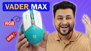Portronics Vader Max Review| Best Wireless Mouse under 700 INR | RGB Gaming Mouse 🔥
