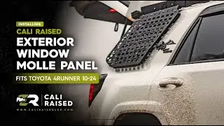 How To Install T4R 5th Gen Exterior Window Molle Panel For 2010-2024 Toyota 4Runner