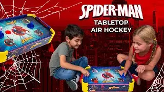 Spiderman Tablet top Air Hockey game by World Tech Toys