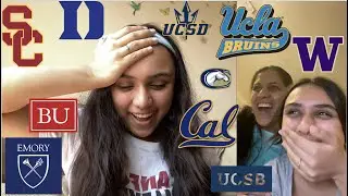 watch my COLLEGE DECISION REACTIONS while you're waiting for yours | UCLA, Berkeley, Duke, USC, more