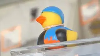 Des Moines family pays tribute to late son with rubber ducks at Iowa State Fair