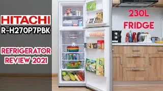 Hitachi 230L Fridge Review | Hitachi R-H270P7PBK full features | Younus Vlogs