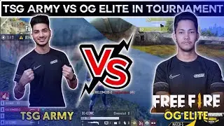 TSG VS OG ELITE IN TOURNAMENT 😱|| ESPORTS PLAYERS OG PAHADI, KILLER, ICONIC, MR JAY, TSG LEGEND, RDP