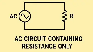 Ac circuit containing resistance only, chapter 7 alternating current, unit 4,class 12th Physics 