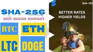 SHA-256 is a new generation Bitcoin cloud mining platform
