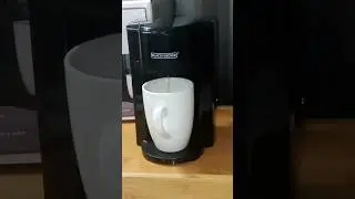 Let's brew Coffee in Black+Decker 1 cup coffee maker🤎#cafevlog#coffee#espresso #review#howto#tech#yt