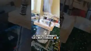 Watch This 10-Core Intel Scream at 6.5GHz on LN2 🚀❄️