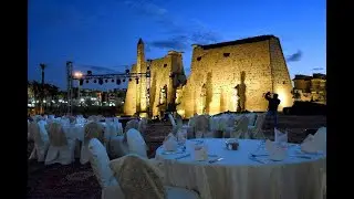 Dinner at Luxor Temple organized by Hilton Luxor Resort & Spa