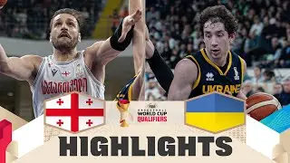 Georgia 🇬🇪 v Ukraine 🇺🇦 | Highlights | FIBA Basketball World Cup 2027 European Qualifiers