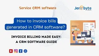 Service Invoice Billing Software  | #crm